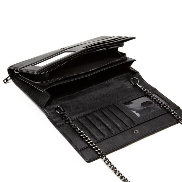 Botkier Moto Chain Wallet With Strap - Picture 2 of 7